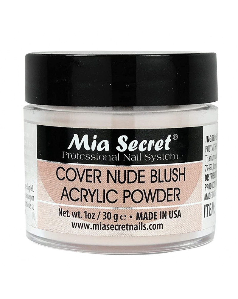 Polvo Acrílico Cover Nude Blush Mia Secret - 1oz MIA SECRET POLVO ACRÍLICO  420 1oz COVER NUDE BLUSH PL420-CM