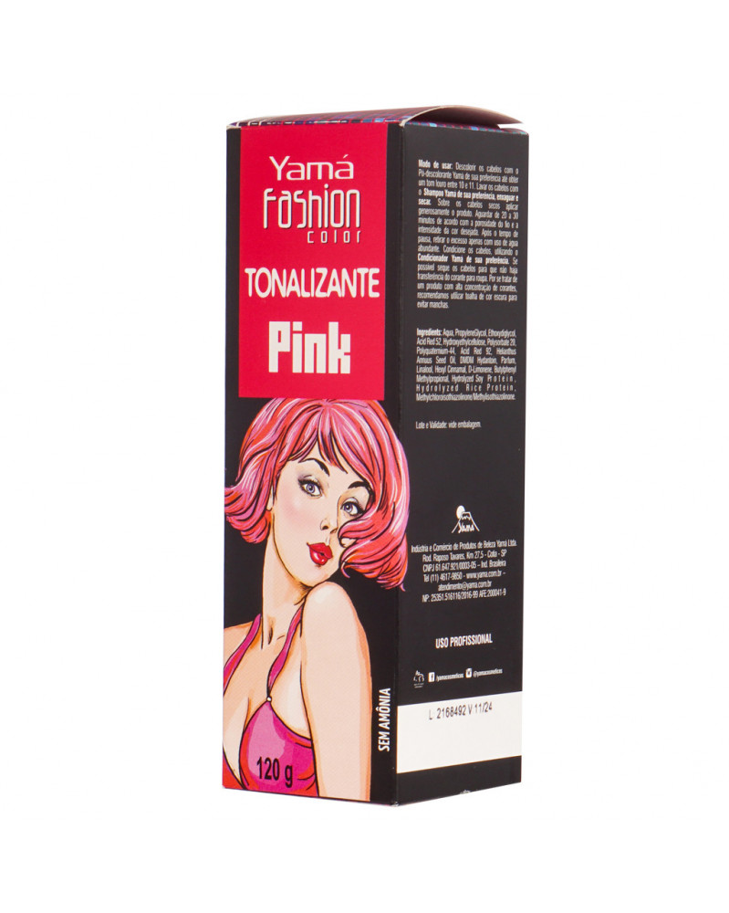 Tinte Fashion Semipermanente Yamá - Pink