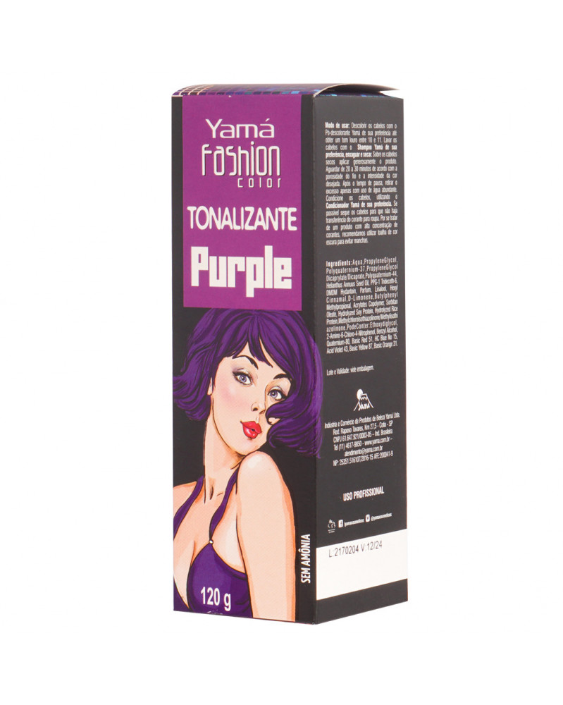 Tinte Fashion Semipermanente Yamá - Purple